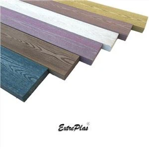 Trælignende genbrugsplastiktømmer