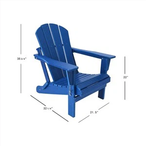 Komfortabel HDPE Adirondack stol